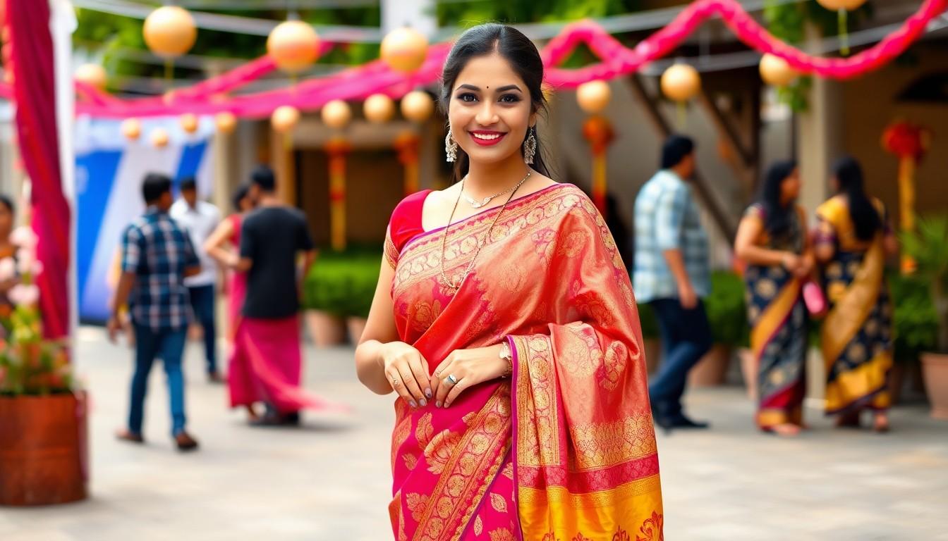 ready made saree to wear